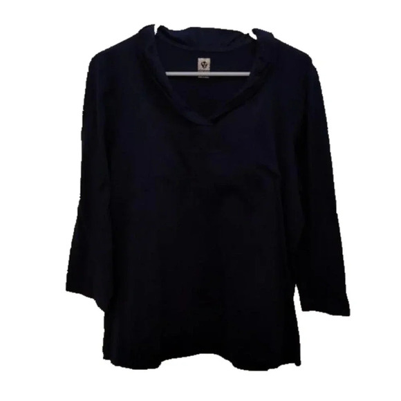 Anne Klein Longer Length Nehru Tunic Womens - Picture 1 of 9